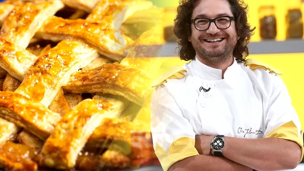 Ce să adaugi peste plăcinta cu mere la final. Ingredientul secret, dezvăluit de chef Florin Dumitrescu