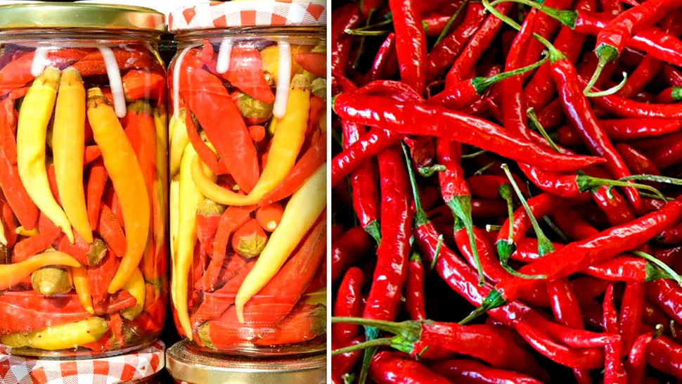 Cea mai simplă rețetă de ardei iuți la borcan fără fierbere. Ingredientul care dă gustul adevărat de la țară
