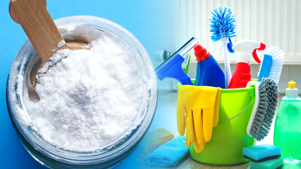 A amestecat o lingură de bicarbonat de sodiu cu două ingrediente secrete și a stropit baia. Ce s-a întâmplat apoi e uluitor