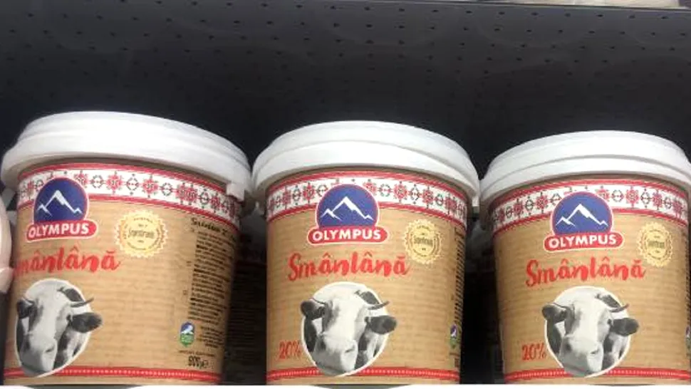 Ce conține, de fapt, smântâna Olympus de la Lidl. Mulți nu sunt atenți la acest detaliu ascuns de pe etichetă