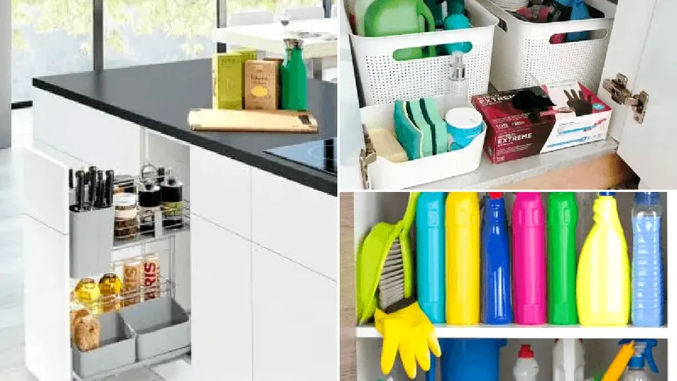 De ce să nu pui detergenții și sticlele din plastic în dulapul de la chiuvetă. Pericolul la care te expui