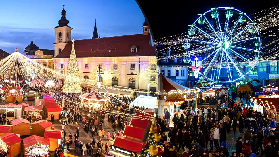 Când se deschide Târgul de Crăciun de la Sibiu 2023. Până la ce dată poate fi vizitat