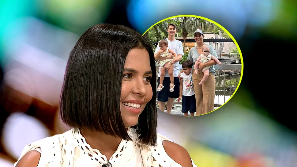 Prin ce provocări trece Andreea Popescu în rolul de mamă a trei copii: Este ușor să faci copii, este foarte greu să îi crești. Cum îi testează răbdarea cei mari, Ioachim și Anastasia VIDEO EXCLUSIV