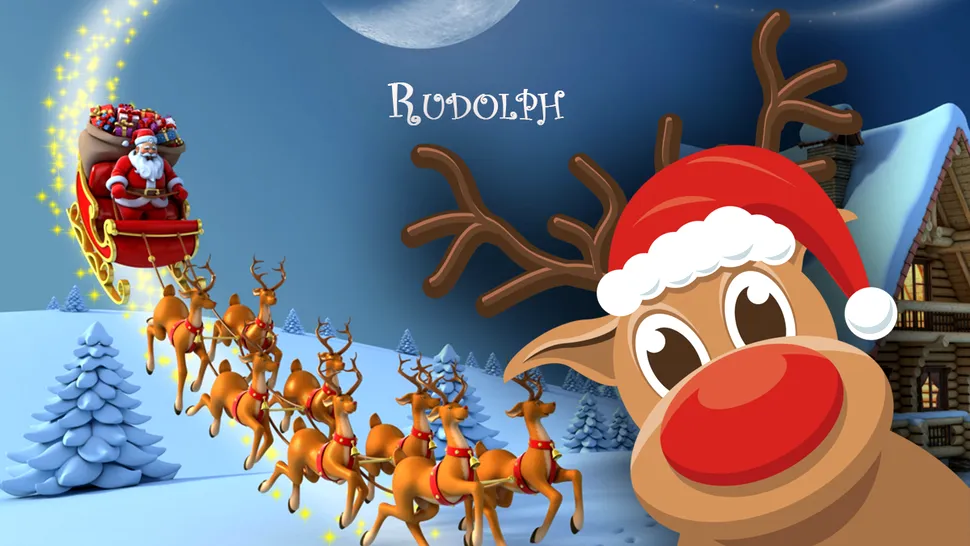 Cum îi cheamă pe renii lui Moș Crăciun. Cel mai cunoscut e Rudolph, dar pe ceilalți?