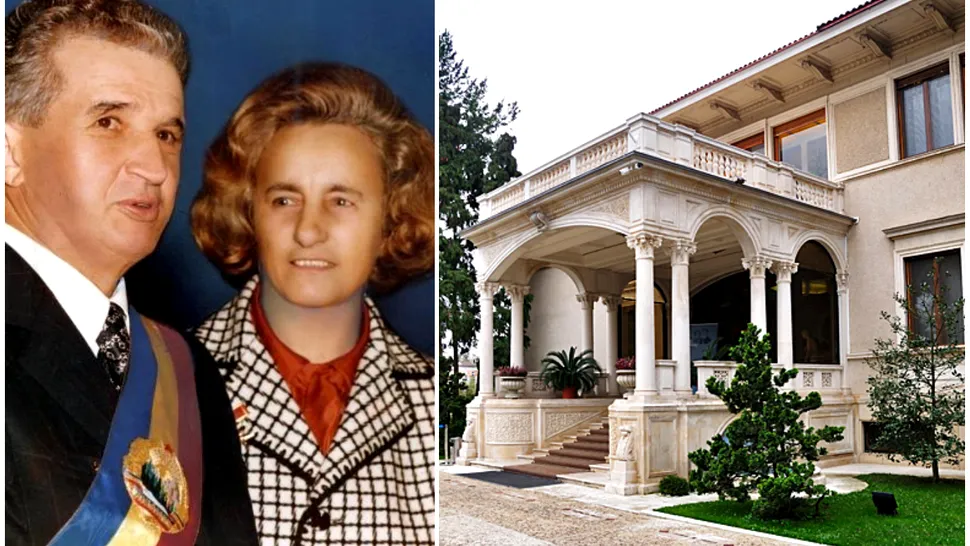 Fotografii secrete din vila de lux a soților Ceaușescu. Obiectul din casa imensă care i-a revoltat pe români
