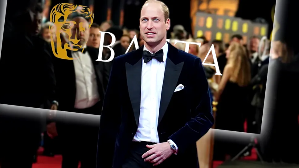 Cu cine și-a petrecut prințul William seara la Premiile BAFTA 2024. A venit neînsoțit, fără Kate Middleton, și a fost surprins în tandrețuri cu o celebră actriță