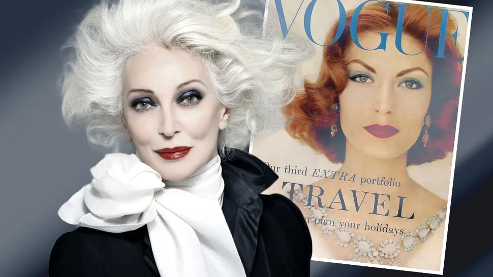 Cum arată Carmen Dell'Orefice, cel mai în vârstă model din lume. La 92 de ani a apărut pe coperta Vogue. Galerie foto impresionantă
