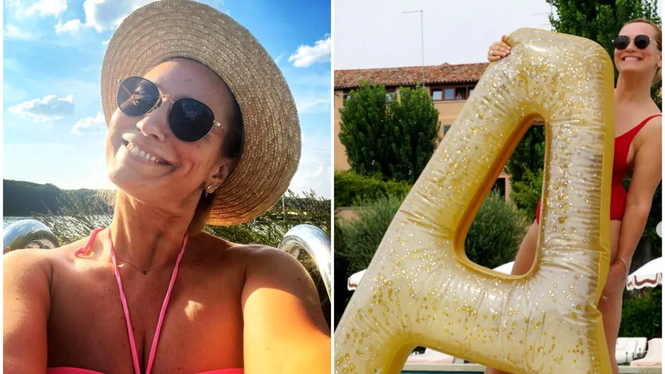Imagini rare cu Andreea Esca în costum de baie. Cum arată vedeta Pro TV, la 51 de ani, la plajă FOTO