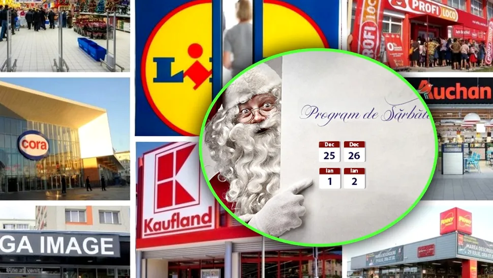 Programul magazinelor de Crăciun 2024. Când se închid Lidl, Kaufland, Carrefour, Auchan, Profi și Penny pe 24 decembrie