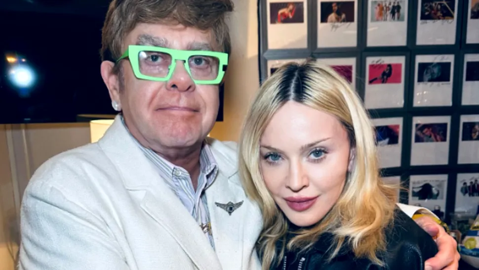 Madonna și Elton John pun capăt conflictului. Gestul care a dus la împăcarea lor după 20 de ani
