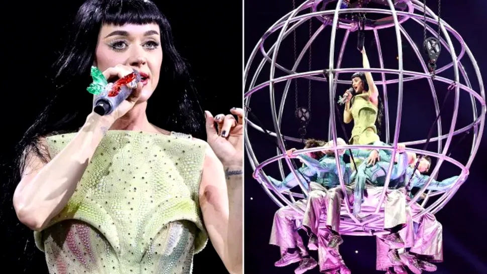 Incident periculos la concertul lui Katy Perry din Australia. Ce a pățit cântăreața