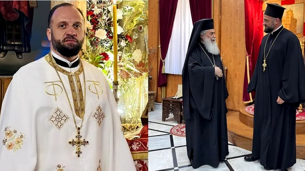 Părintele Ioan Meiu, noul reprezentant al Patriarhiei Române la Ierusalim. Preotul brașovean va prelua oficial funcția la 15 iulie